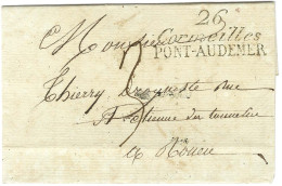 26 / Cormeilles / PONT-AUDEMER Sur Lettre Avec Texte Daté Du 14 Janvier 1826 Pour Rouen. - TB / SUP. - Andere & Zonder Classificatie