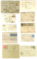 Lot De 10 Lettres Dont Marques Postales D'Ancenis Et 2 Lettres De Salonique. - TB. - Verzamelingen