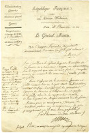 MENOU Jacques-François De Boussay, Comte De (1750-1810), Général De La Révolution Et De L'Empire. - Other & Unclassified