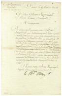 MONCEY Bon Adrien Jannot De (1754-1842), Maréchal D'Empire, Duc De Conégliano. - Sonstige & Ohne Zuordnung