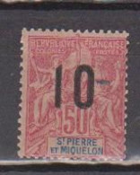 SAINT PIERRE ET MIQUELON           N°  YVERT  102  NEUF AVEC CHARNIERES    ( CHARN  05/07 ) - Neufs