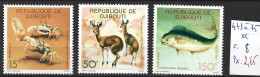 DJIBOUTI 473 à 75 ** Côte 8 € - Djibouti (1977-...)