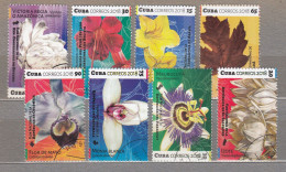 CUBA 2018 Flowers Used(o) #34123 - Usados