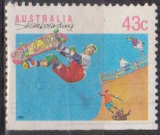 Skate Board, Planche à Roulettes - AUSTRALIE - Sports Et Loisirs - N° 1181a - Carnet - 1990 - Used Stamps