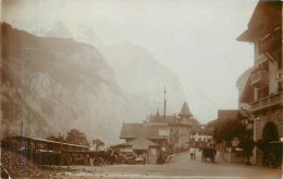 MÜRREN -  Bahnhof, La Gare, Carte Photo. - Mürren