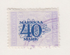 Finland Fiskale Zegel Cat. Barefoot Documentary 202 - Revenue Stamps