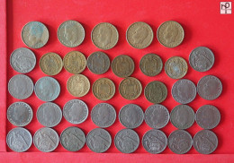 SPAIN  - LOT - 37 COINS - 2 SCANS  - (Nº57829) - Mezclas - Monedas