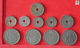 SPAIN  - LOT - 10 COINS - 2 SCANS  - (Nº57831) - Mezclas - Monedas