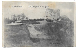 CPA Chèvremont, La Chapelle Et L'Eglise - Chaudfontaine