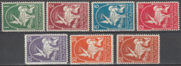 BULGARIE - 1931 - POSTE AERIENNE SERIE COMPLETE YVERT N° 5/11 ** MNH - COTE = 25 EUR - Luftpost