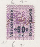 Finland Fiskale Zegel Cat. Barefoot Veromerkki/Income Tax 6 - Revenue Stamps