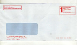 Enveloppe GRANDE BRETAGNE GREAT BRITAIN Oblitération E.M.A. KINSTON UPON THAMES - Frankeermachines (EMA)