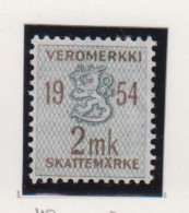 Finland Fiskale Zegel Cat. Barefoot Veromerkki/Income Tax 42  Jaar 1954 - Revenue Stamps