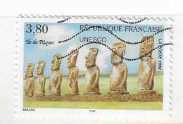 766 TP - FRANCE - UNESCO 1998 - ÎLE DE PÂQUES - Gebraucht