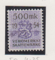 Finland Fiskale Zegel Cat. Barefoot Veromerkki/Income Tax 50    Jaar 1954 - Revenue Stamps