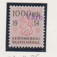 Finland Fiskale Zegel Cat. Barefoot Veromerkki/Income Tax 51    Jaar 1954 - Revenue Stamps