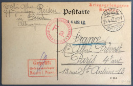 Allemagne, Carte Postale Militaire De REISEN 24.4.1917 - (B4240) - Sonstige & Ohne Zuordnung