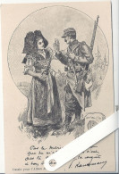 En ActionIllustrateur Kauffmann, Soldat Avec Alsacienne, De L'Album Mariani - Kauffmann, Paul