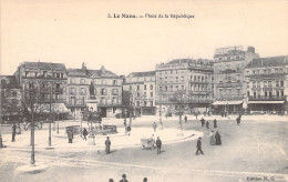 FRANCE - Le Mans - Place De La Republique - Carte Postale Ancienne - Le Mans