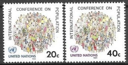 UNITED NATIONS # NEW YORK FROM 1984 STAMPWORLD 440-41** - Neufs