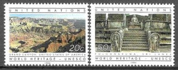 UNITED NATIONS # NEW YORK FROM 1984 STAMPWORLD 444-45** - Neufs