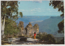 Australia NEW SOUTH WALES NSW Three Sisters Blue Mountains KATOOMBA Murray Views W57 Postcard C1970s - Autres & Non Classés