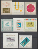 BULGARIE - 1961/1968 - COLLECTION BLOCS - YVERT N° 7/8+11/12+15/16+18+20 ** MNH - COTE = 86 EUR. - - Hojas Bloque