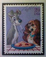 United States, Scott #4028, Used(o), 2006, Lady And The Tramp, 39¢ - Gebruikt