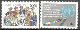 UNITED NATIONS # NEW YORK FROM 1985 STAMPWORLD 468-69** - Neufs