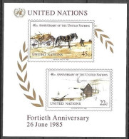 UNITED NATIONS # NEW YORK FROM 1985 STAMPWORLD 470-71** - Neufs