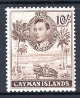 Cayman Islands 1938-48 KGVI Pictorials - 10/- Hawksbill Turtles - P.11½ X 13 HM (SG 126) - Cayman Islands
