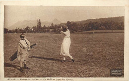 Thèmes Div -ref-UU523- Golf - Golfeuse Parc Des Sports Evian Les Bains - Haute Savoie Collection Source Cacaht N° 126  - - Golf