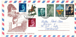 Spain Air Mail Cover Sent To Denmark Tenerife 20-1-1979 - Storia Postale