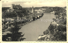 41956947 Burghausen Salzach Panorama Mit Oesterreichischem Ufer Burghausen - Burghausen