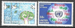 UNITED NATIONS # NEW YORK FROM 1986 STAMPWORLD 497-98** - Neufs