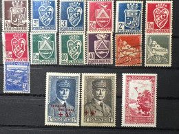 1942.  Lot  16 Timbres Algérie. - Otros & Sin Clasificación