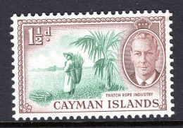 Cayman Islands 1950 KGVI Pictorials - 1½d Thatch Rope Industry MNH (SG 138) - Cayman Islands