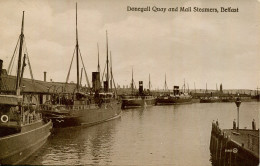 IRELAND - BELFAST - DONEGALL QUAY AND MAIL STEAMERS RP I565 - Belfast