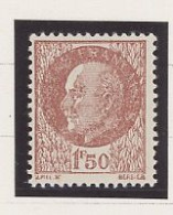 VARIÉTÉ - N° 517  N* - PETAIN 1,50 F BRUN -POSTE ABSENT - - Unused Stamps