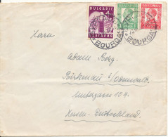 Bulgaria Cover Sent To Germany Burgas 23-3-1939 (the Flap On The Backside Of The Cover Is Missing) - Storia Postale