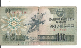 COREE DU NORD 10 WON 1988 VG+ P 29 - Corea Del Nord