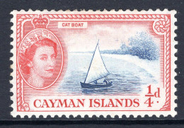 Cayman Islands 1953-62 QEII Pictorials - ¼d Cat Boat HM (SG 148) - Cayman Islands