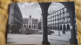 CPSM ZAMORA  PLAZA MAYOR MAIN SQUARE GRAND PLACE AUTO VOITURE ARCADES ED GARCIA GARRABELLA 16 - Zamora