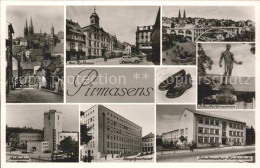 41953796 Pirmasens Rathaus Bruecke Schusterbrunnen Skulptur Schuhmacher Fachschu - Pirmasens