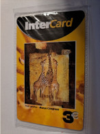 ST MARTIN  INTERCARD  TROIS GIRAFFES            3 EURO /   INTER 197 / MINT CARD IN WRAPPER    ** 16114 ** - Antillen (Französische)