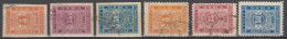 BULGARIE - 1885/1887 - TAXE - YVERT N° 4/8 OBLITERES + 9 * MLH - COTE = 107 EUR - Portomarken