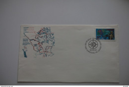 FDC 22 MARS 1989 EXPEDITION STEFENSSON - 1981-1990