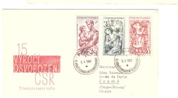 PRAGUE 5 MAI 1960 FDC 15 VYROCI OSZVOBOZENI - FDC