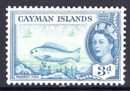 Cayman Islands 1953-62 QEII Pictorials - 3d Parrot Fish MNH (SG 154) - Cayman Islands