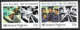 UNITED NATIONS # NEW YORK FROM 1987 STAMPWORLD 522-23** - Unused Stamps